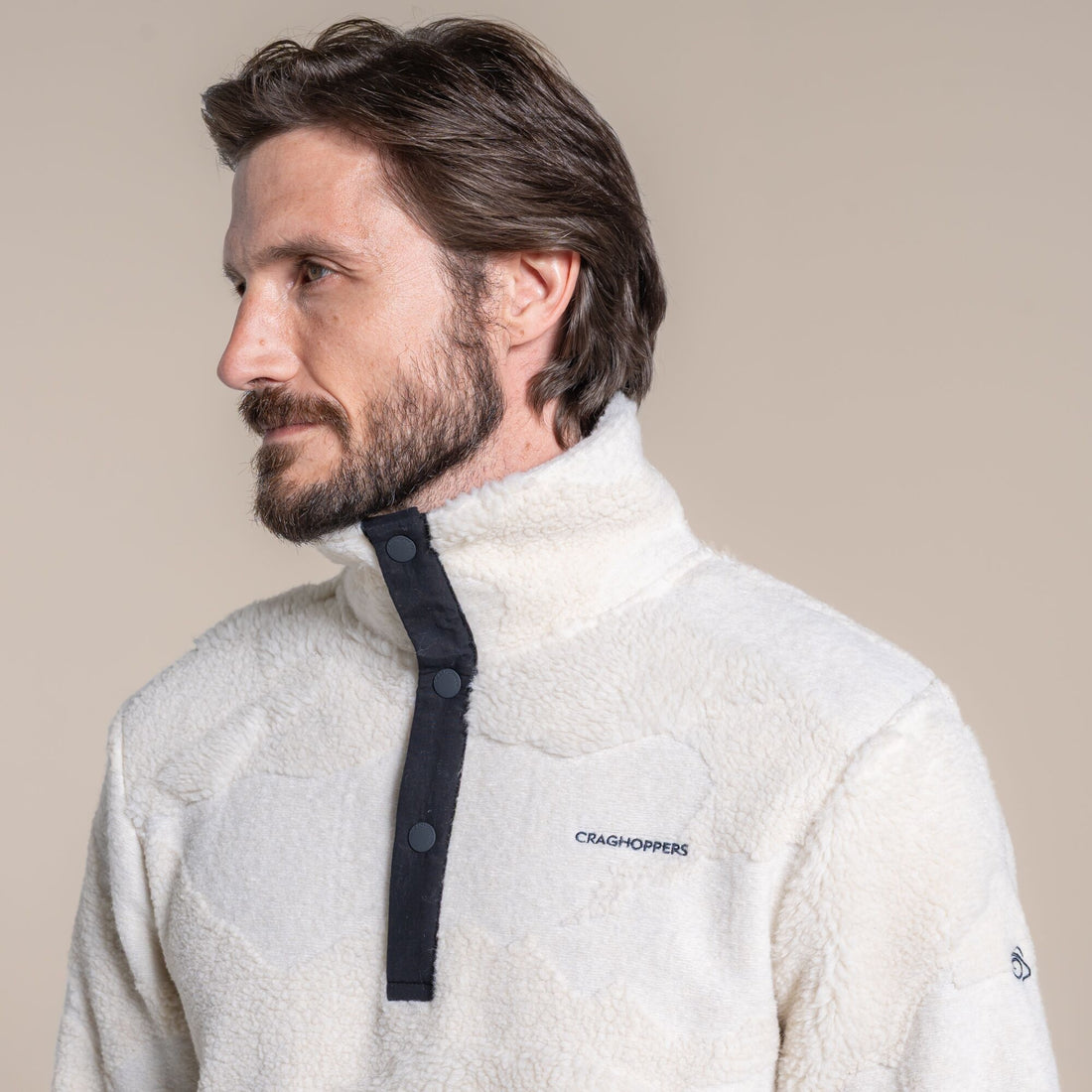 Craghoppers Angletarn Overhead Fleece - Ecru Print