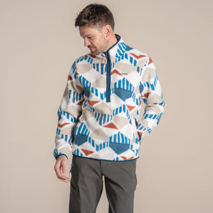 Craghoppers Tatton II Half Zip Fleece - River Blue