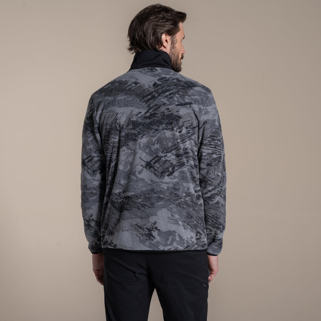 Craghoppers Dewlish II Overhead Fleece - Dark Iron Print