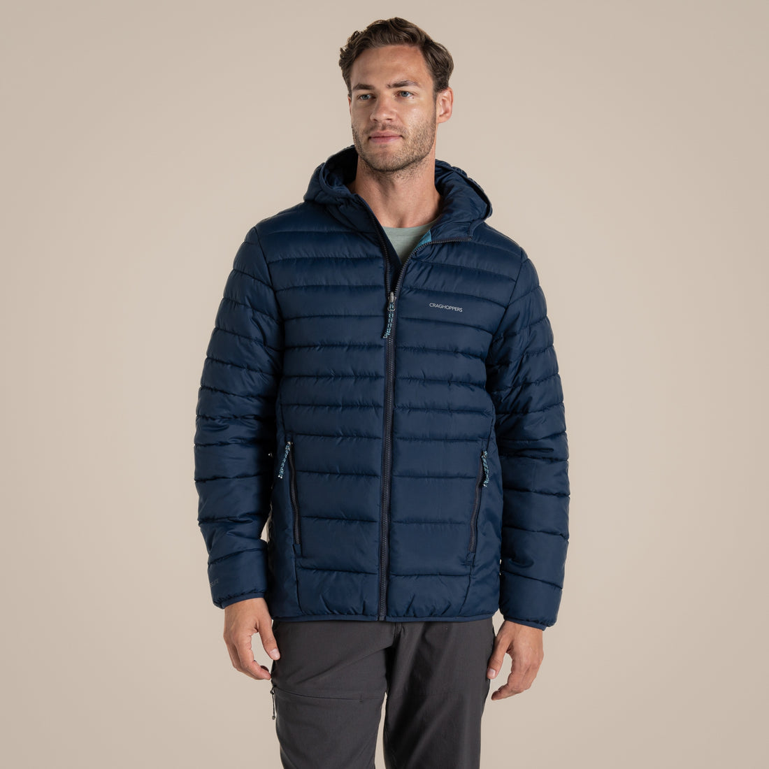 Craghoppers Compress Lite IX Hooded Insulated Jacket - Blue Navy