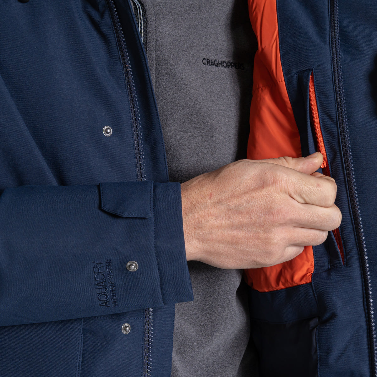 Craghoppers Agnar Waterproof Jacket - Navy