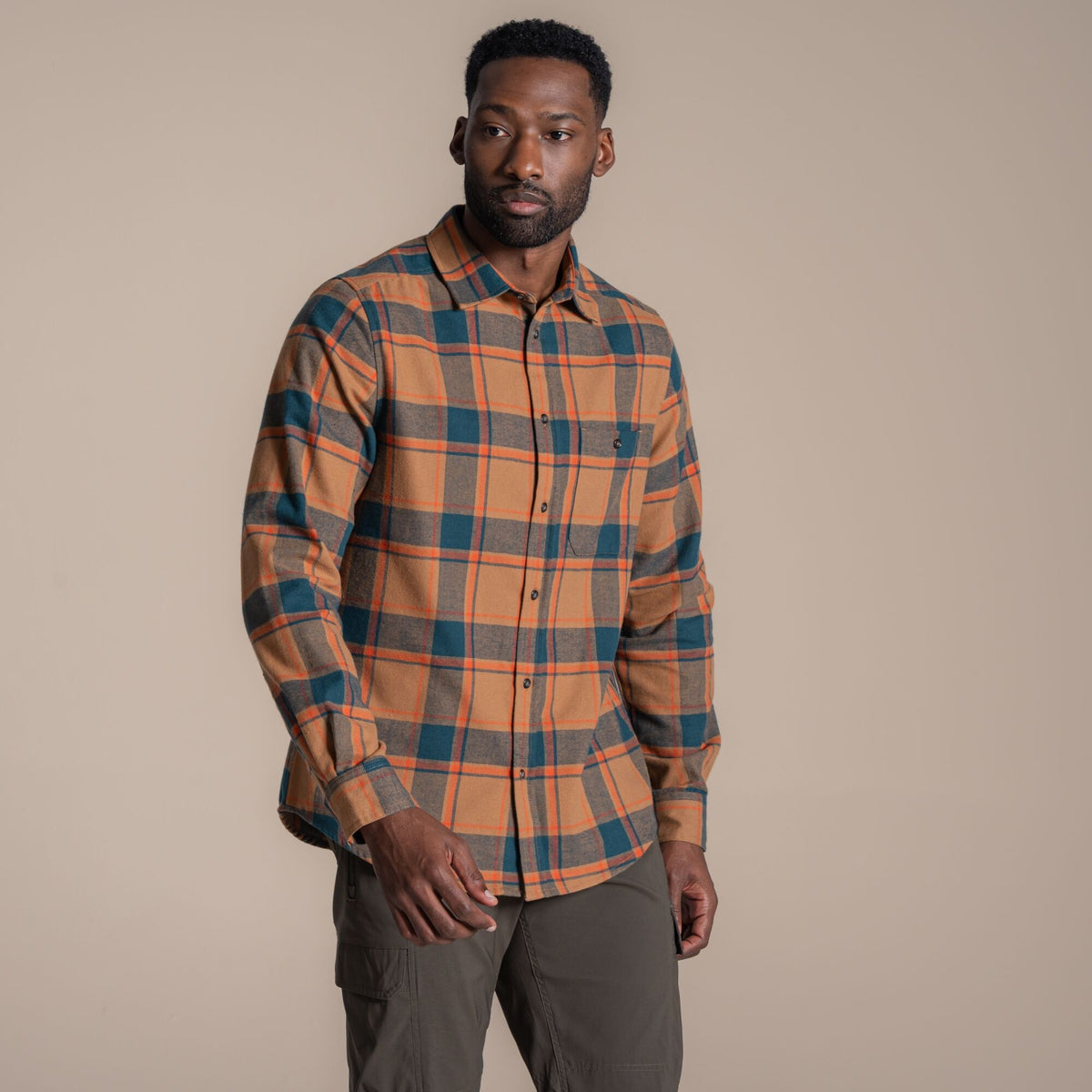 Craghoppers Rowan Long Sleeved Check Shirt - Boulder Check