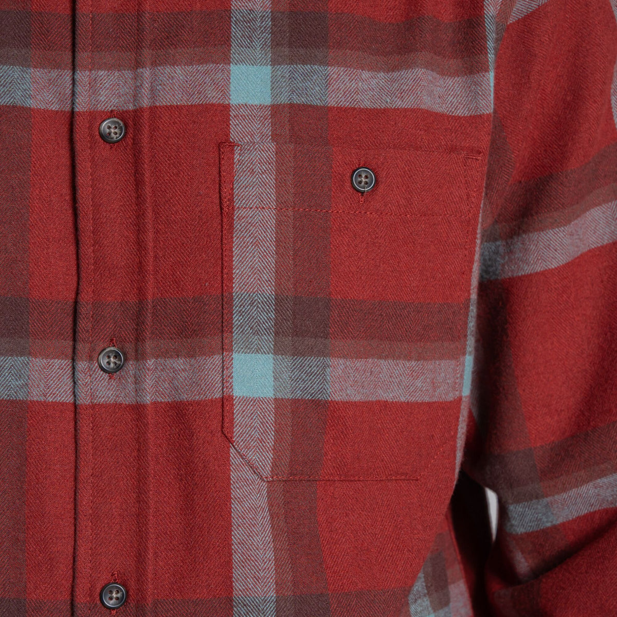 Craghoppers Rowan Long Sleeved Check Shirt - Red Jasper