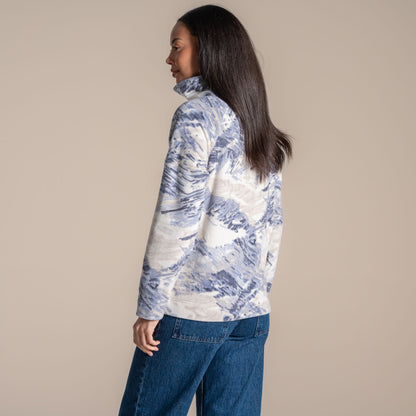 Craghoppers Annjela Half Zip Fleece - Mist Blue