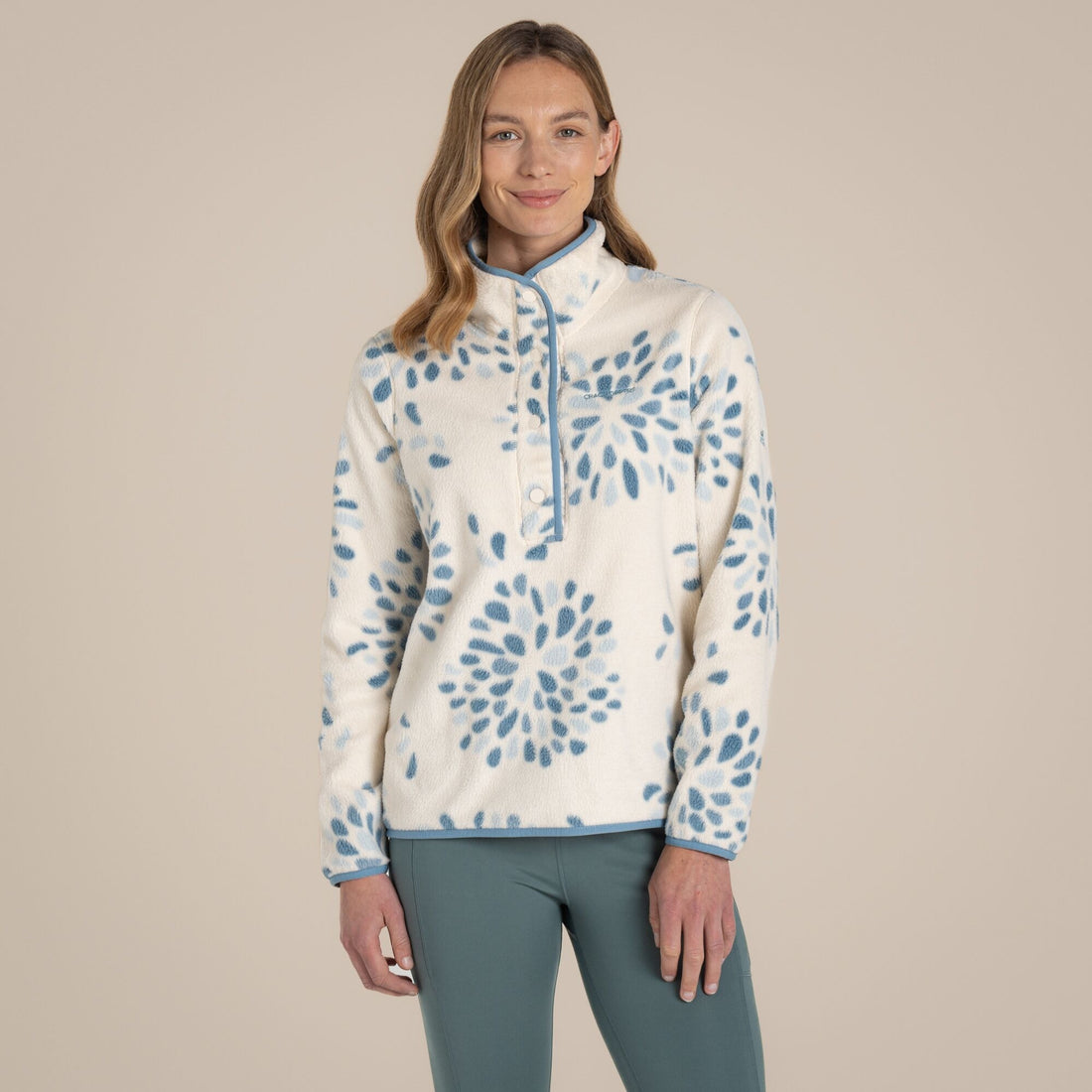 Craghoppers Rosemary Overhead Fleece - Sky Print