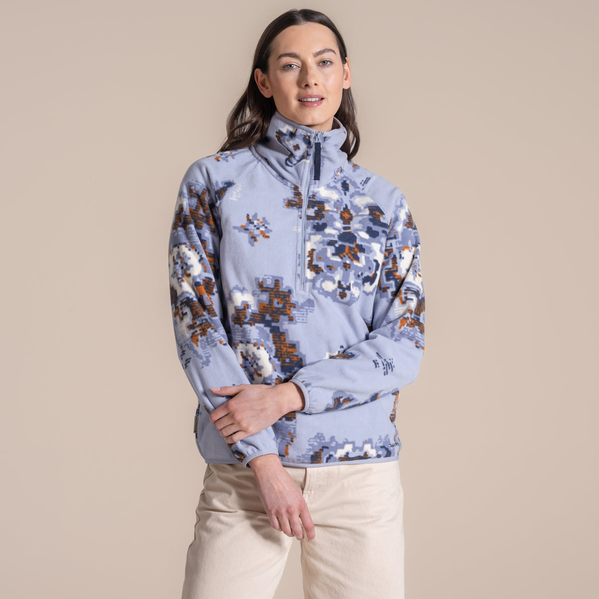 Craghoppers Reedmace Half Zip Fleece - Mist Blue