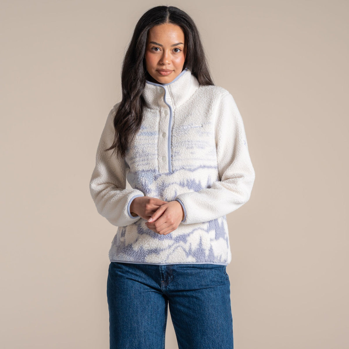 Craghoppers Rosemary II Overhead Fleece - Mist Blue