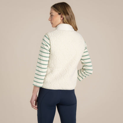 Craghoppers Dinas Vest Fleece - Ecru Print