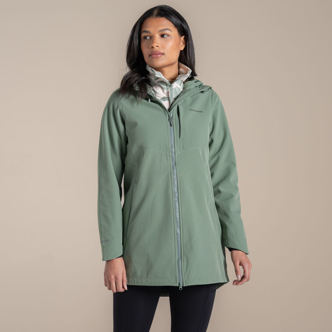 Craghoppers Hopegill Hooded Jacket - Sage Green