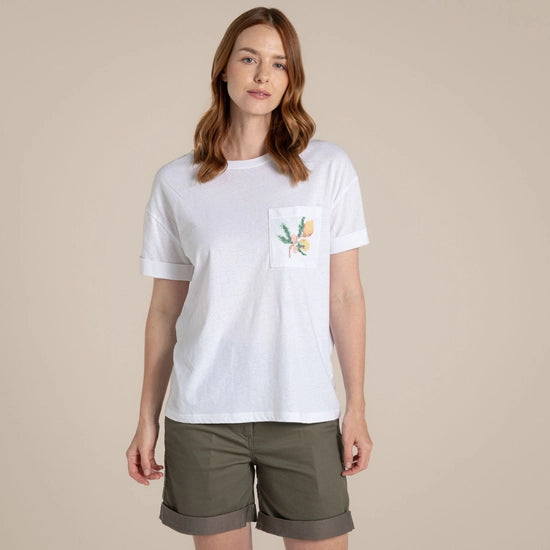 Craghoppers Maya T-Shirt - White Floral