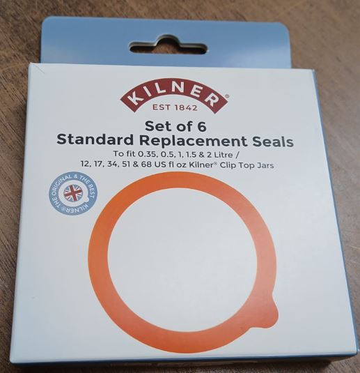 Kilner Pack of 6 Standard Rubber Seals