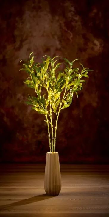 Premier Set Of 3 Mistletoe Twigs 90 Warm White LED