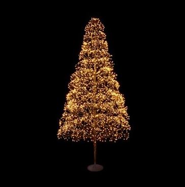 1.5m Black Ultrabright Tree