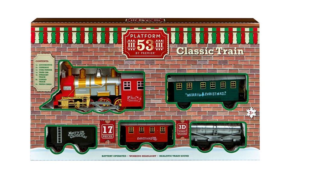 Musical Train Set 17 Piece Battery Operated