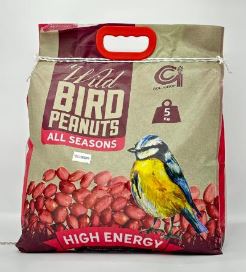 Goldcrop Wild Bird Peanuts 5kg Bag with Handle