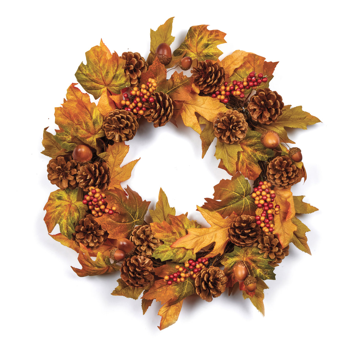 50cm Cone and Berry Wreath