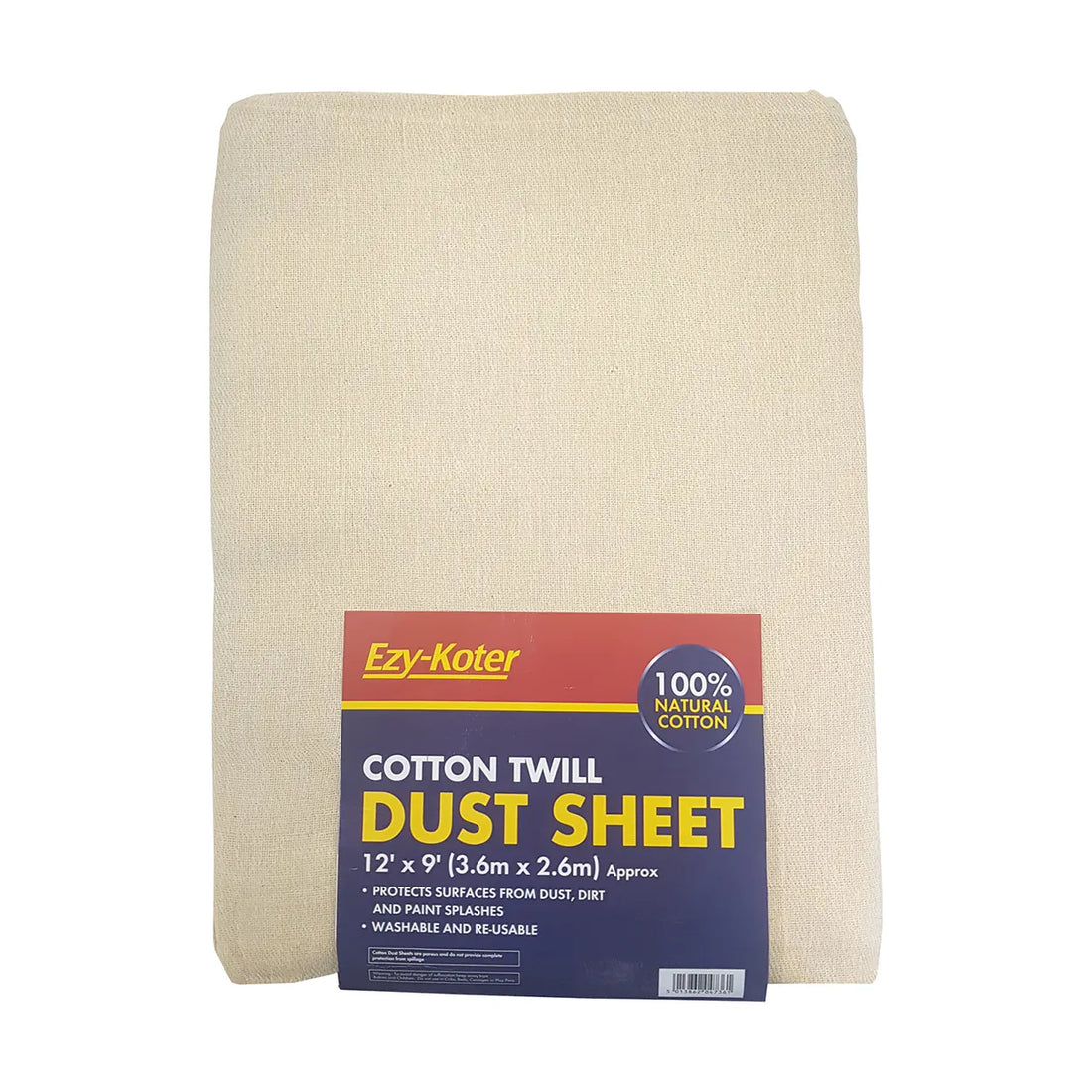 Ezyk Cotton Dust Sheet 12′ x 9′