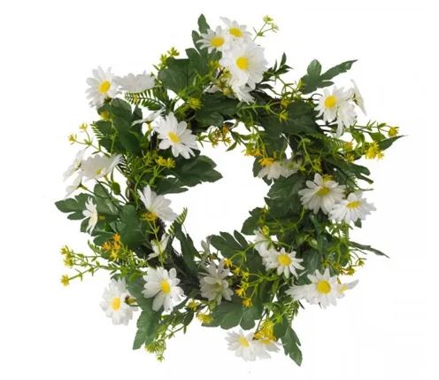 Daisy Whirl 40 Cm Wreath