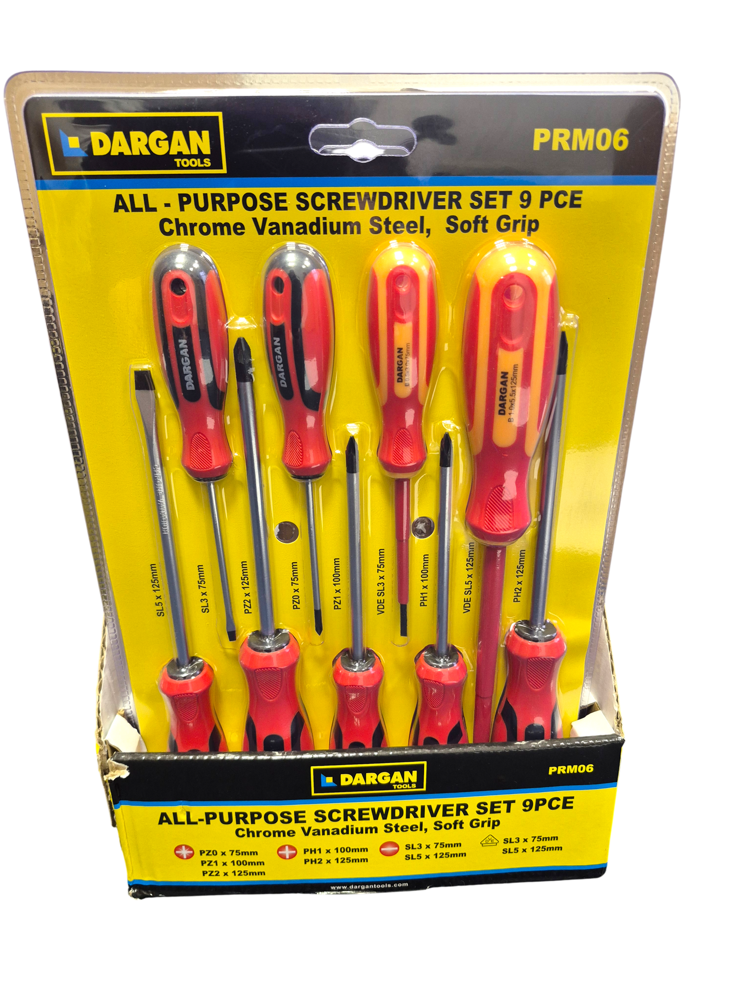 Dargan All Purpose 9 Piece Screwdriver Set