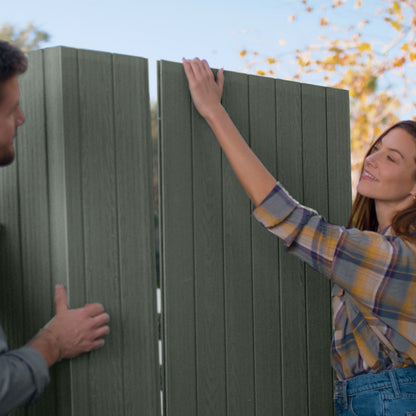 Darwin Wood Effect Garden Shed - 4x6ft