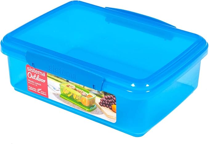 Sistema Lunch Box 2 Litre Klip It - Assorted Colours