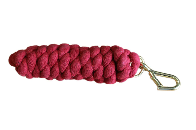 COTTON WALSALL CLIP LEADROPE RED