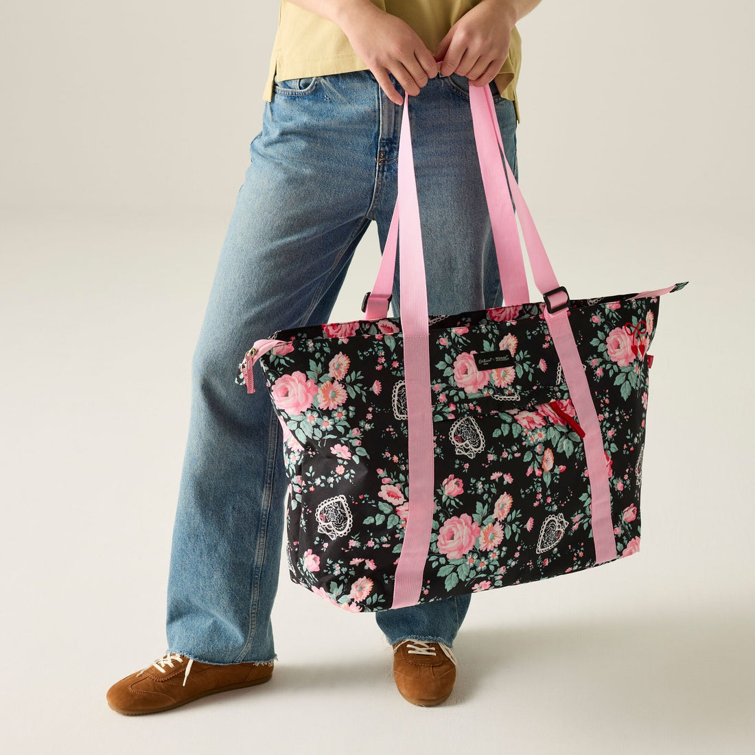 Regatta X Cath Kidston Tote - Black Hackney Rose