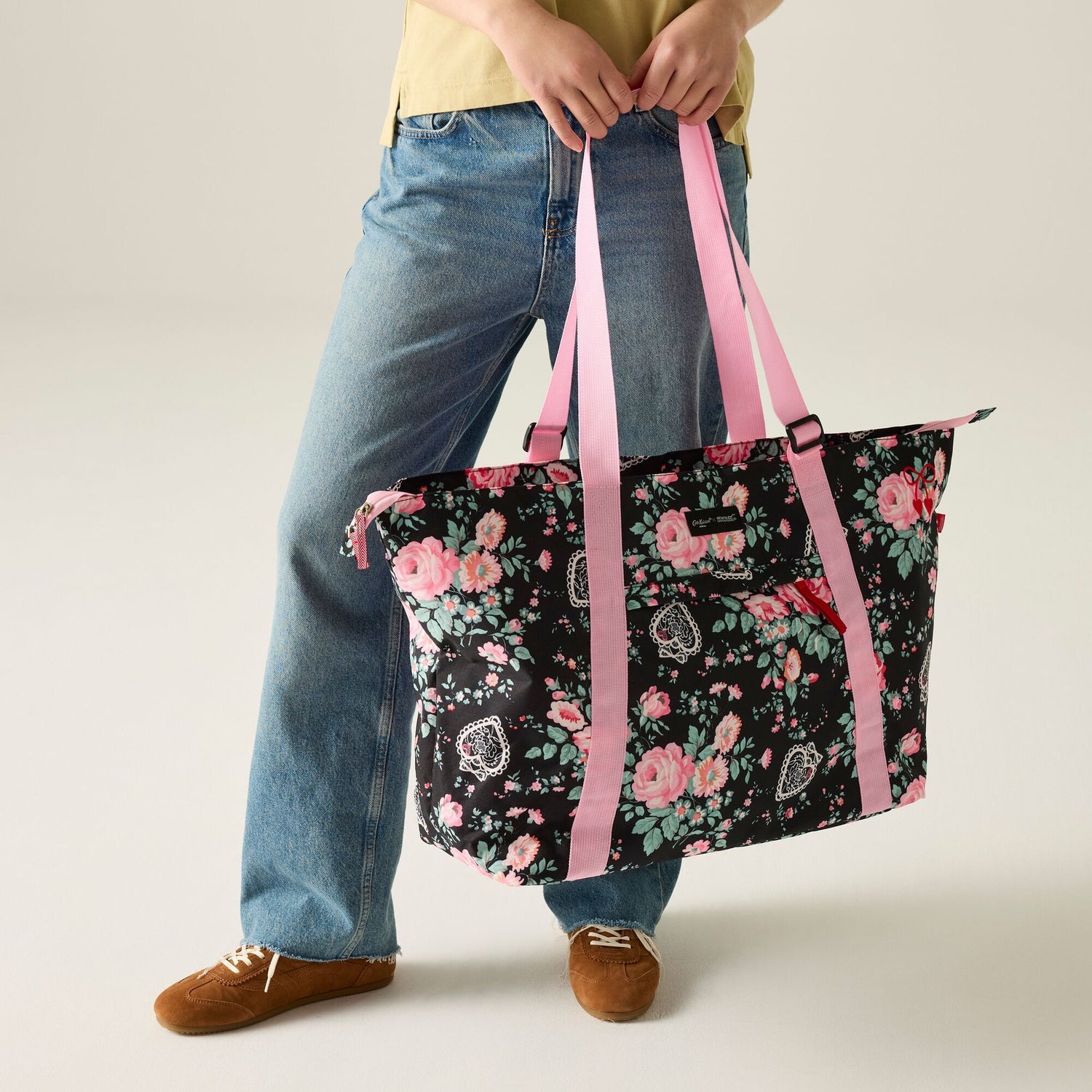 Regatta X Cath Kidston Tote - Black Hackney Rose