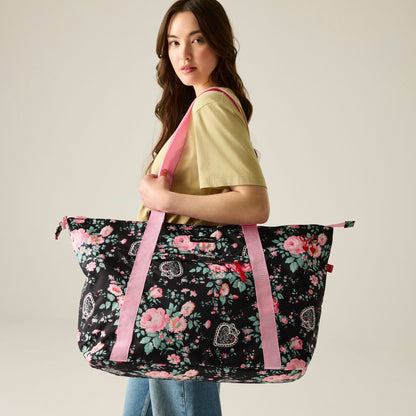 Regatta X Cath Kidston Tote - Black Hackney Rose