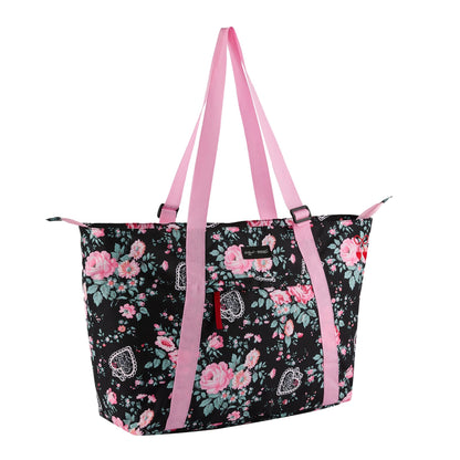 Regatta X Cath Kidston Tote - Black Hackney Rose