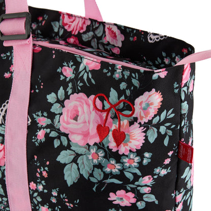 Regatta X Cath Kidston Tote - Black Hackney Rose