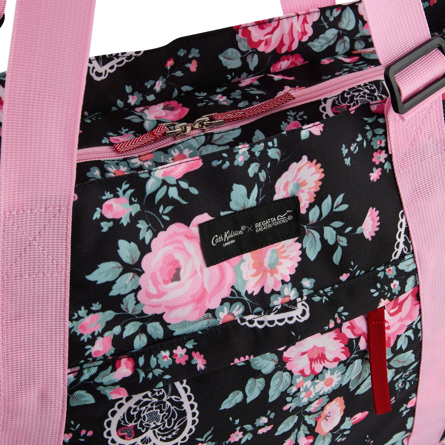 Regatta X Cath Kidston Tote - Black Hackney Rose
