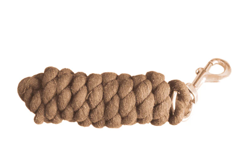 COTTON TRIGGER HOOK LEADROPE BROWN