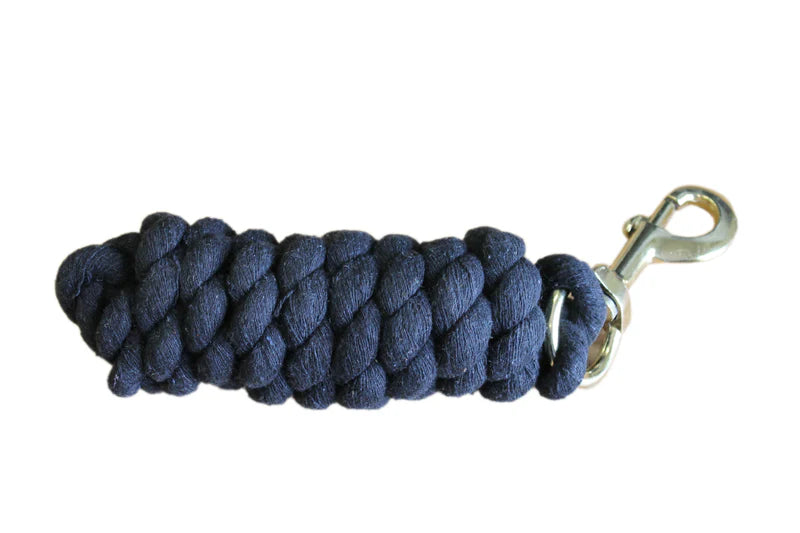 COTTON TRIGGER HOOK LEADROPE NAVY