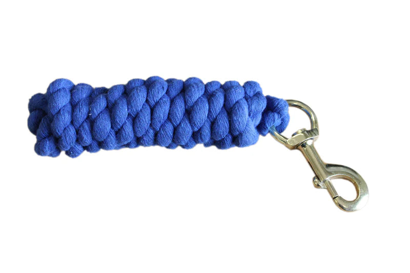 COTTON TRIGGER HOOK LEADROPE ROYAL