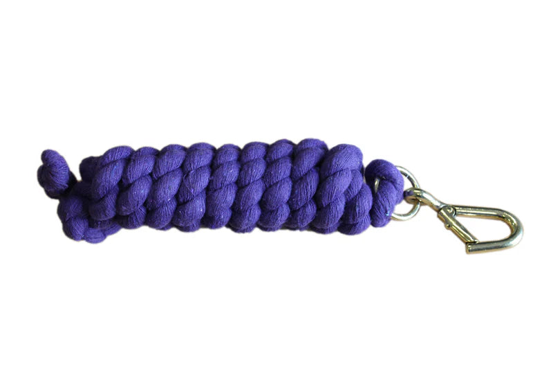 COTTON WALSALL CLIP LEADROPE PURPLE