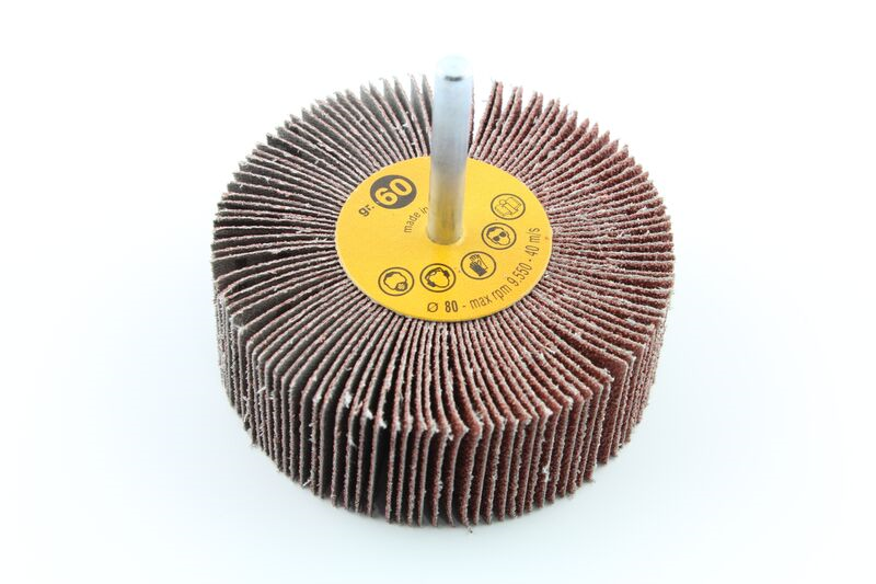 Flap Disc On Shaft For Hand Drill