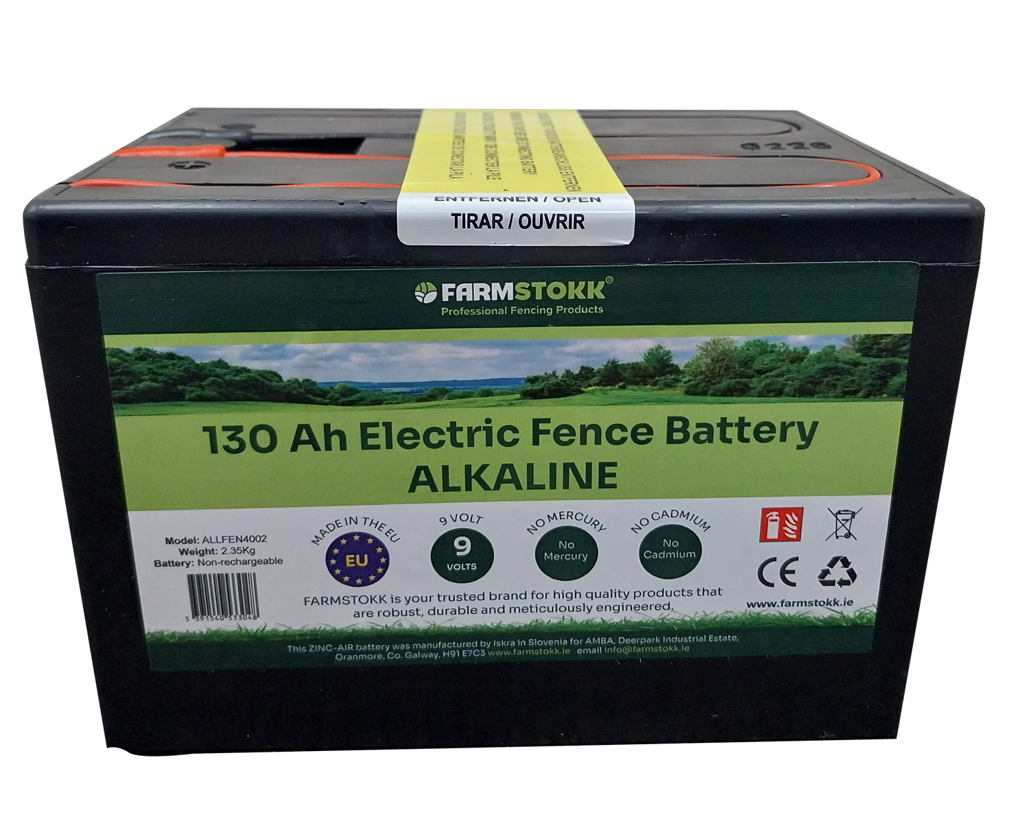 Forcefield Alkaline Fencer Battery