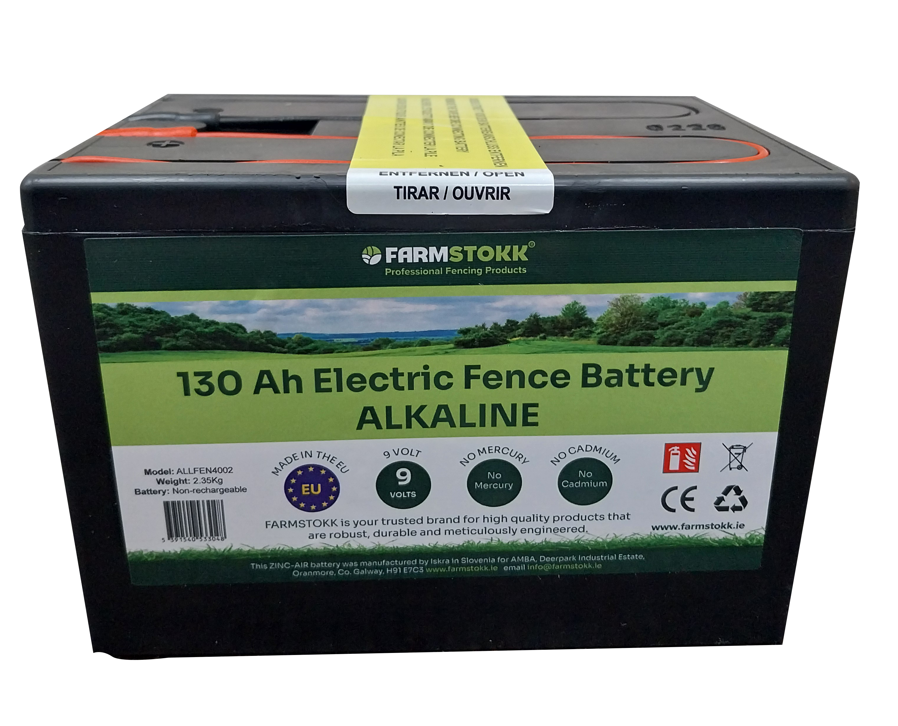 Forcefield Alkaline Fencer Battery