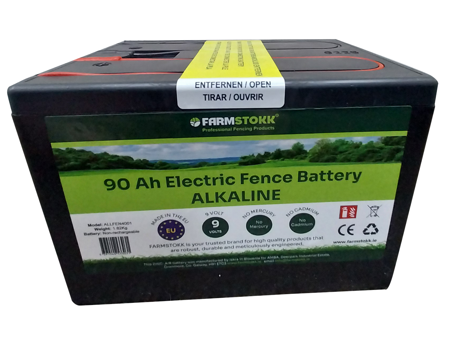 Forcefield Alkaline Fencer Battery