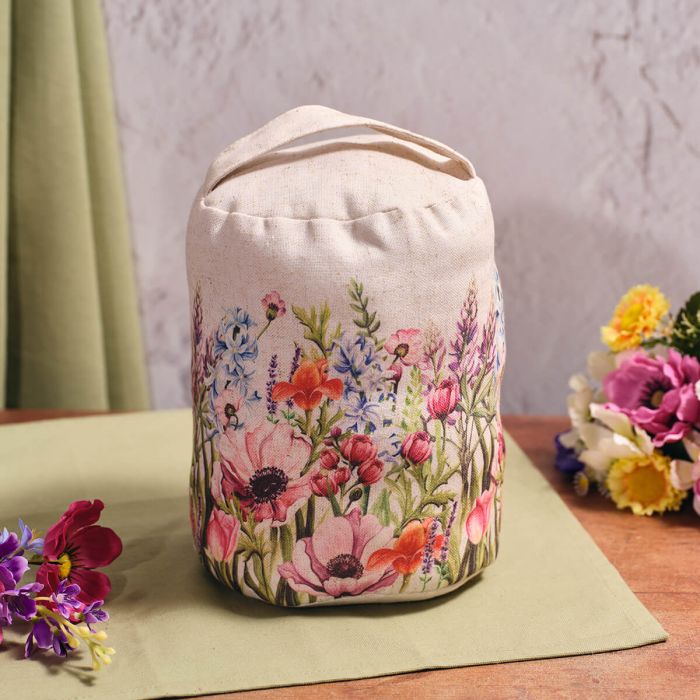Floral Serenade Mixed Flowers Doorstop