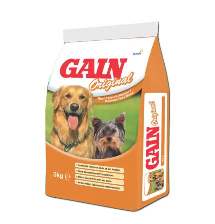 GAIN Original Complete Dog Food 3kg