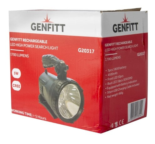 Genfitt LED Rechargeable Search Light