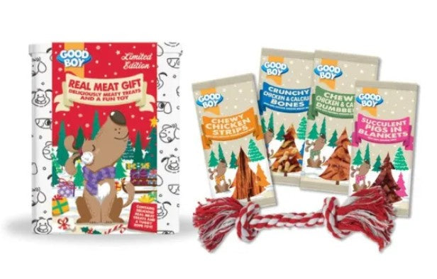 Good Boy Festive Dog Treat Giftbox