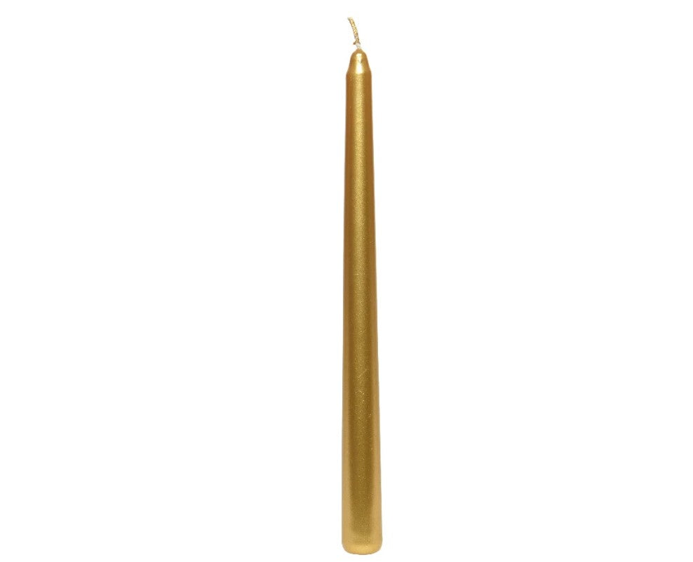 25cm Gold Dinner Candle