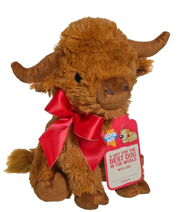 Good Boy Highland Cow Dog Toy
