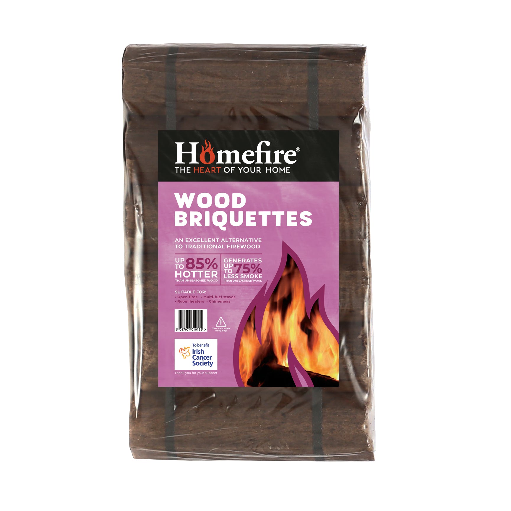 100% Natural Wood Briquette -12 Pack