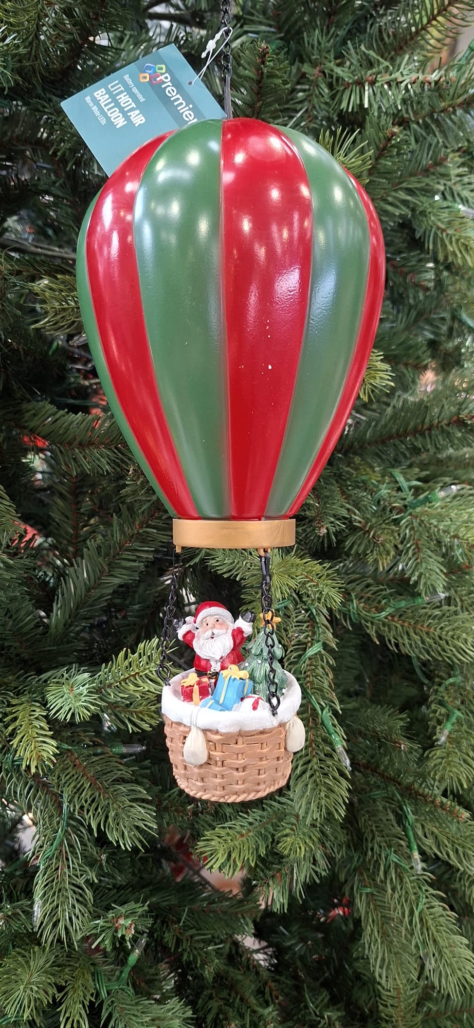 Hanging Hot Air Balloon with Parcels - 59cm