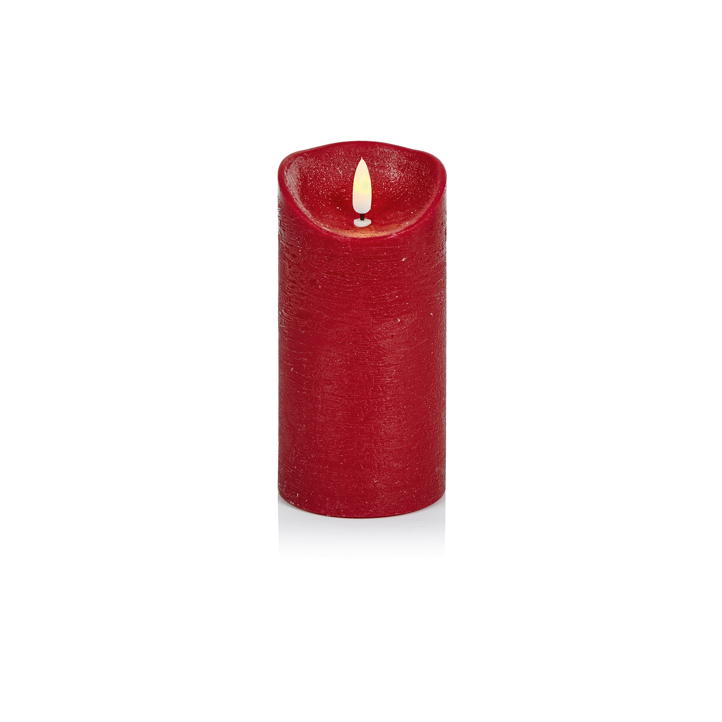 18x9cm Red FlickaBrights Candle - Red