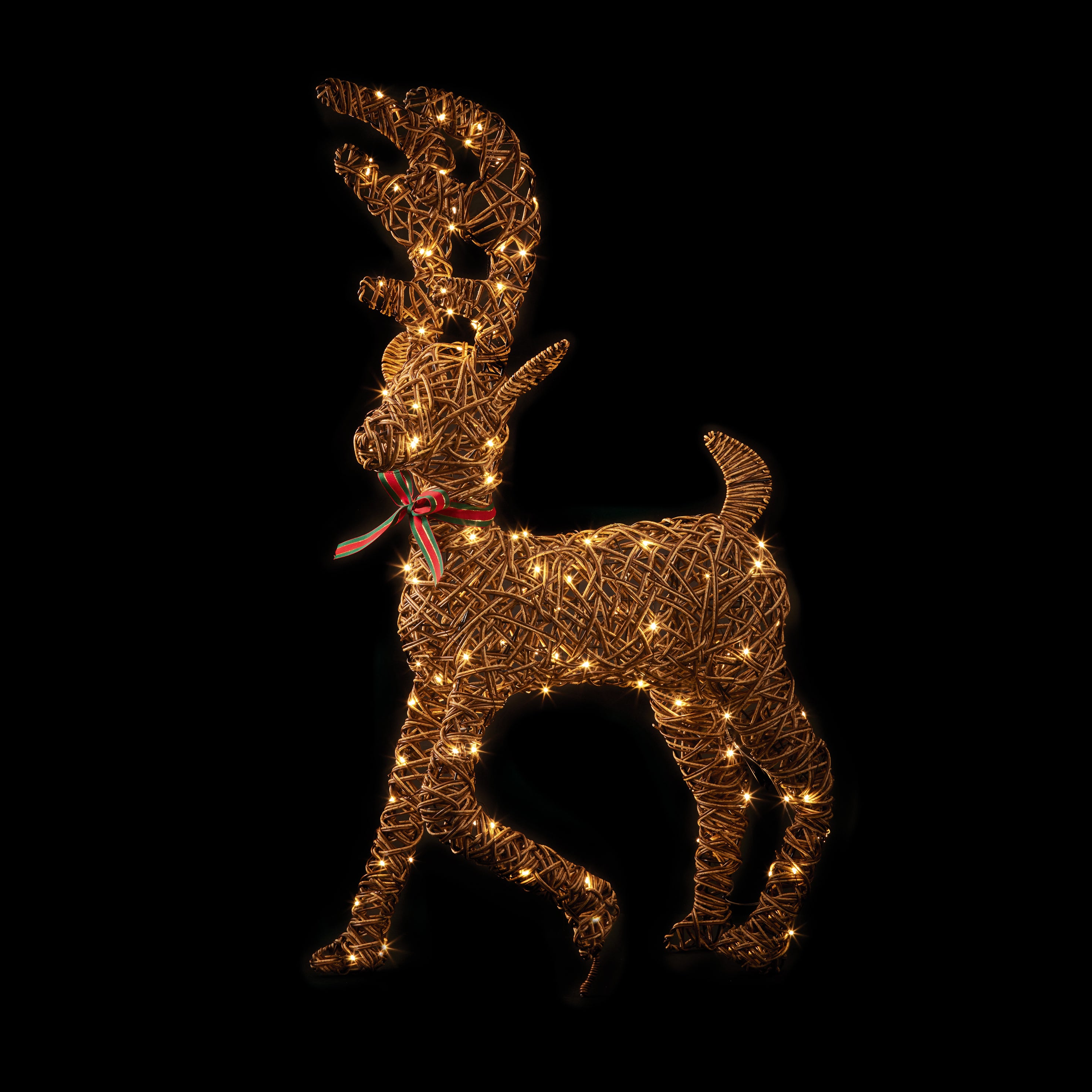 1.05m Multi Action Battery Operated Outdoor Walking Reindeer
